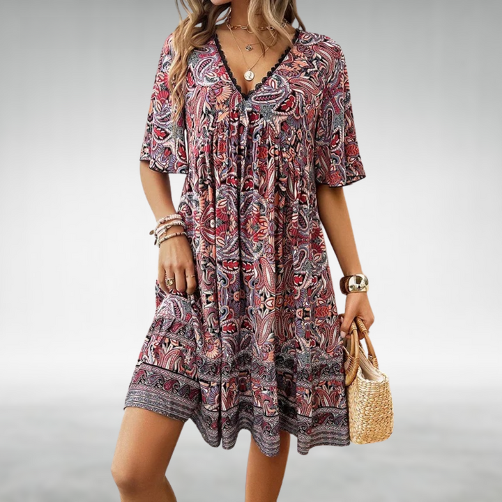 Quinley - Vestido Swing Boho