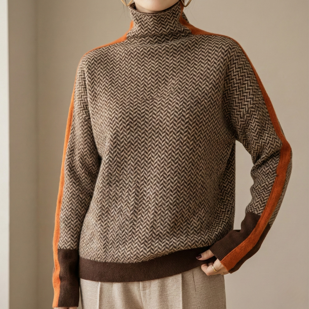 Eleanor | Gola Alta Herringbone Luxe