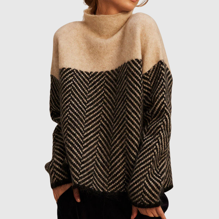 Norah | Sweatshirt de Algodão com Gola Alta