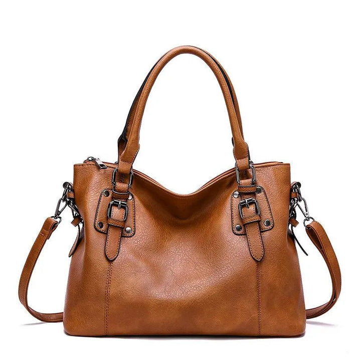 Heather™ | Saco de Couro Macio