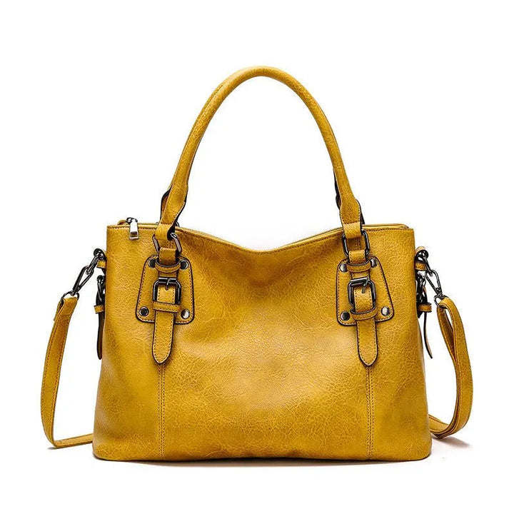 Heather™ | Saco de Couro Macio