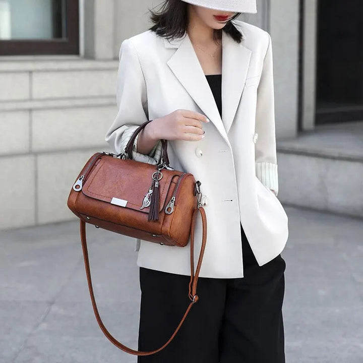Julie™ | Bolsa de Couro Texturizado