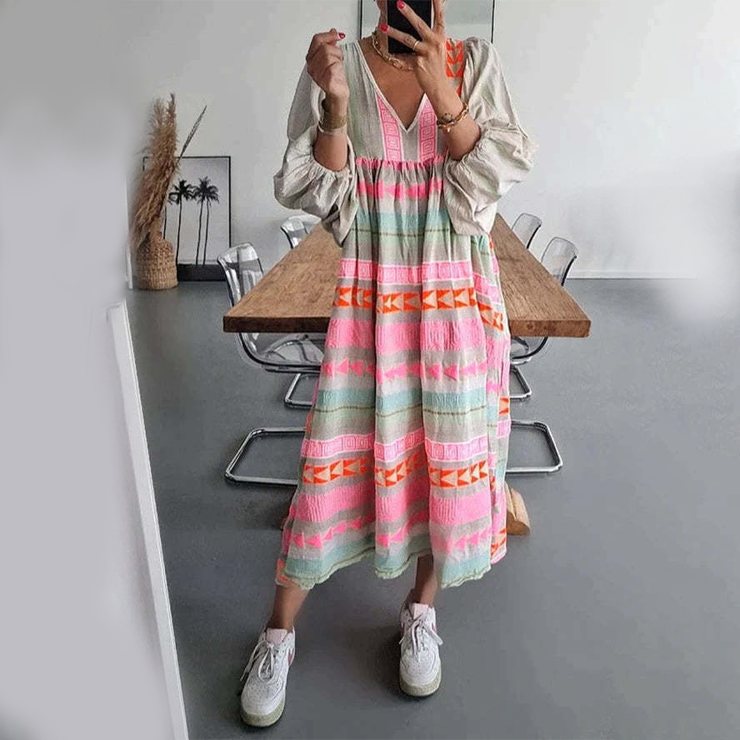 Jessenia - Vestido Boho Confortável