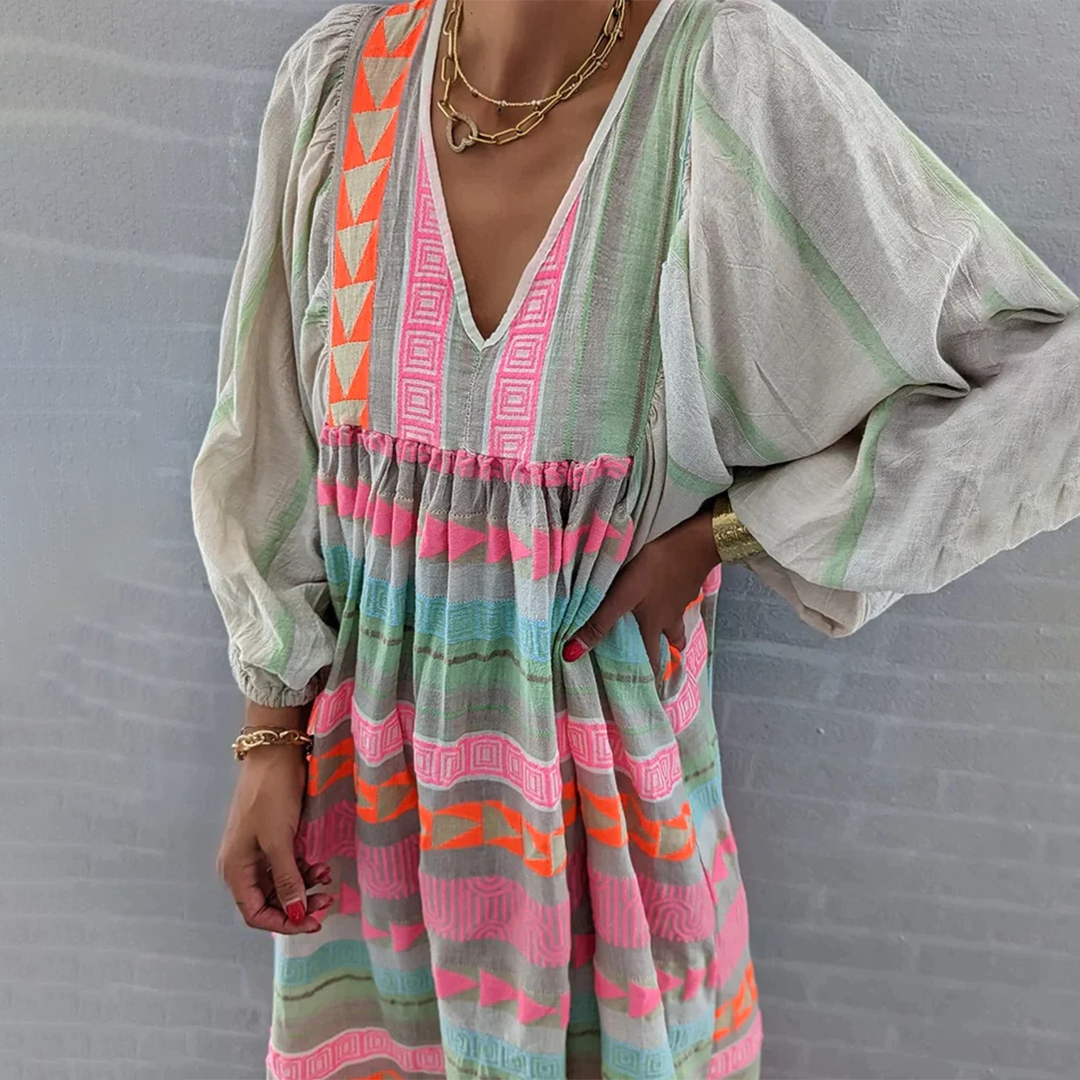 Jessenia - Vestido Boho Confortável