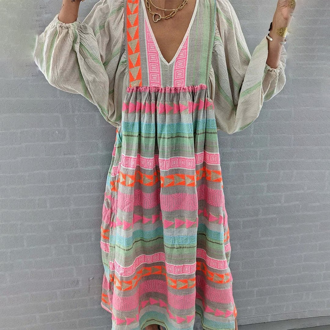 Jessenia - Vestido Boho Confortável