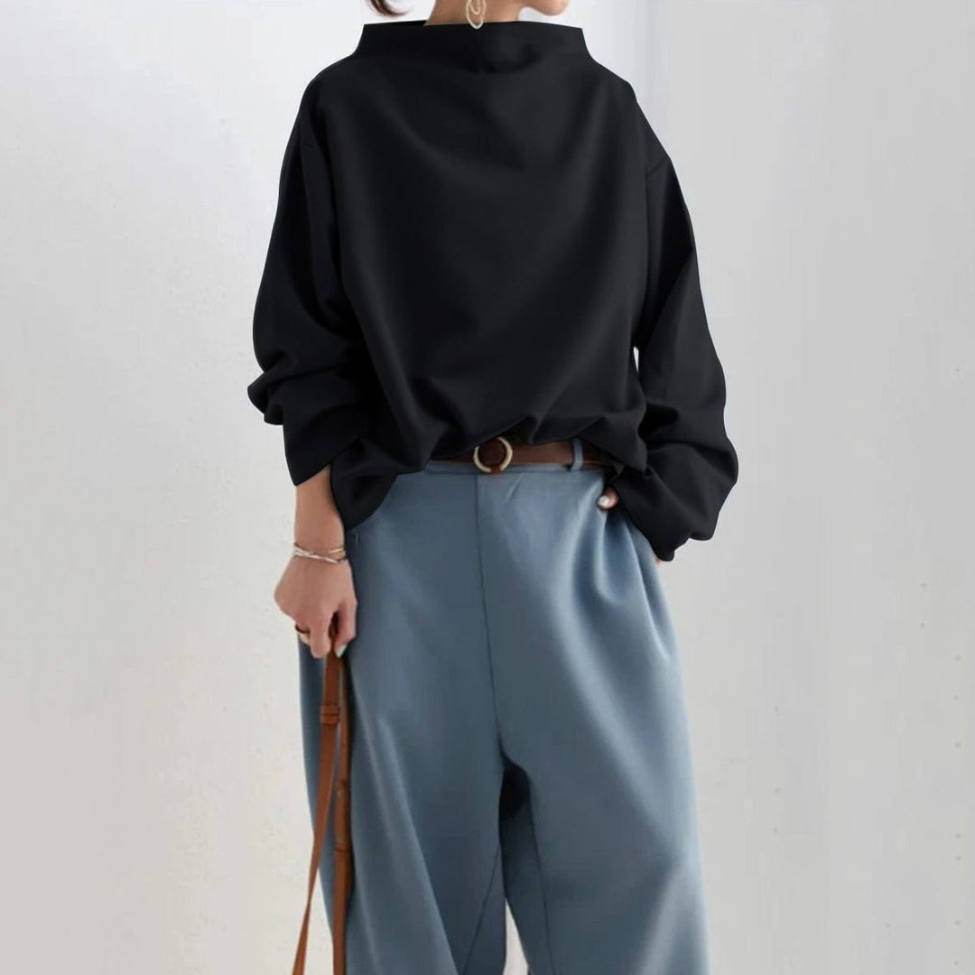 Lisa | Top casual com gola alta