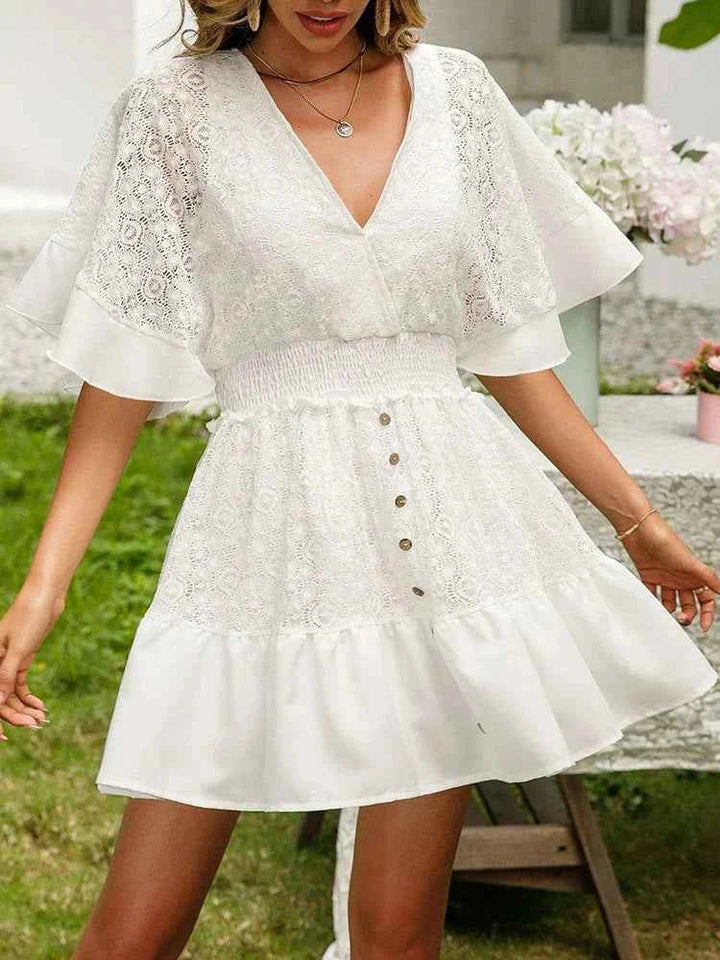 Carole - Vestido Boémio de Renda