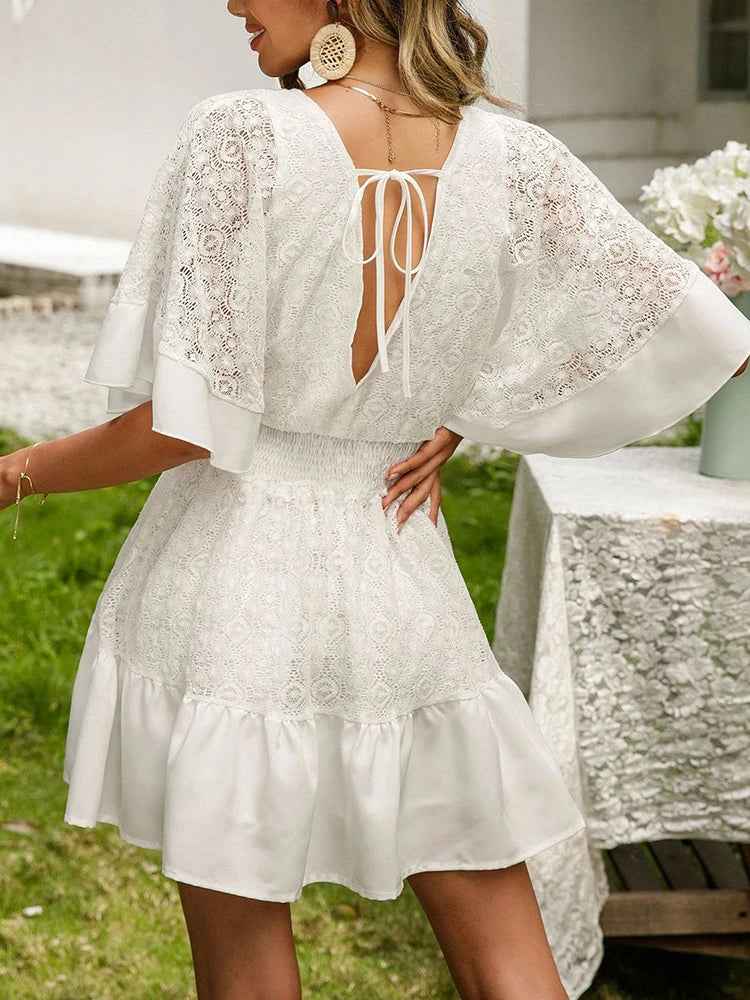 Carole - Vestido Boémio de Renda