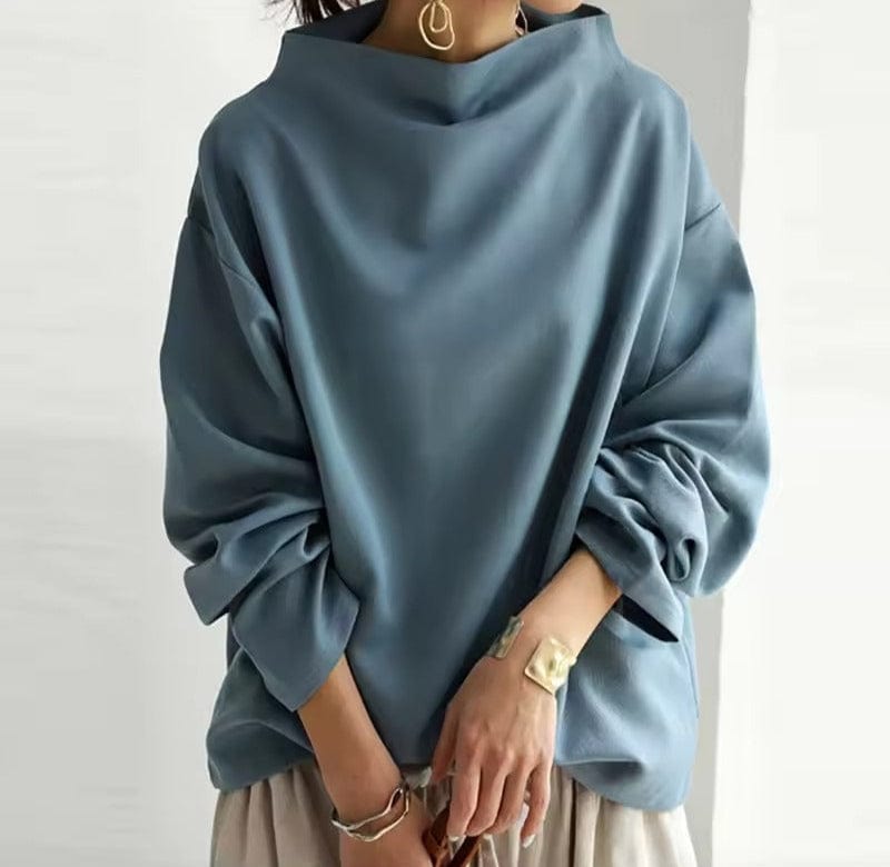 Christine | Top casual com gola alta