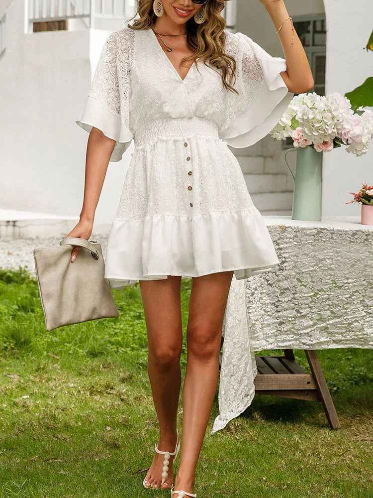 Carole - Vestido Boémio de Renda