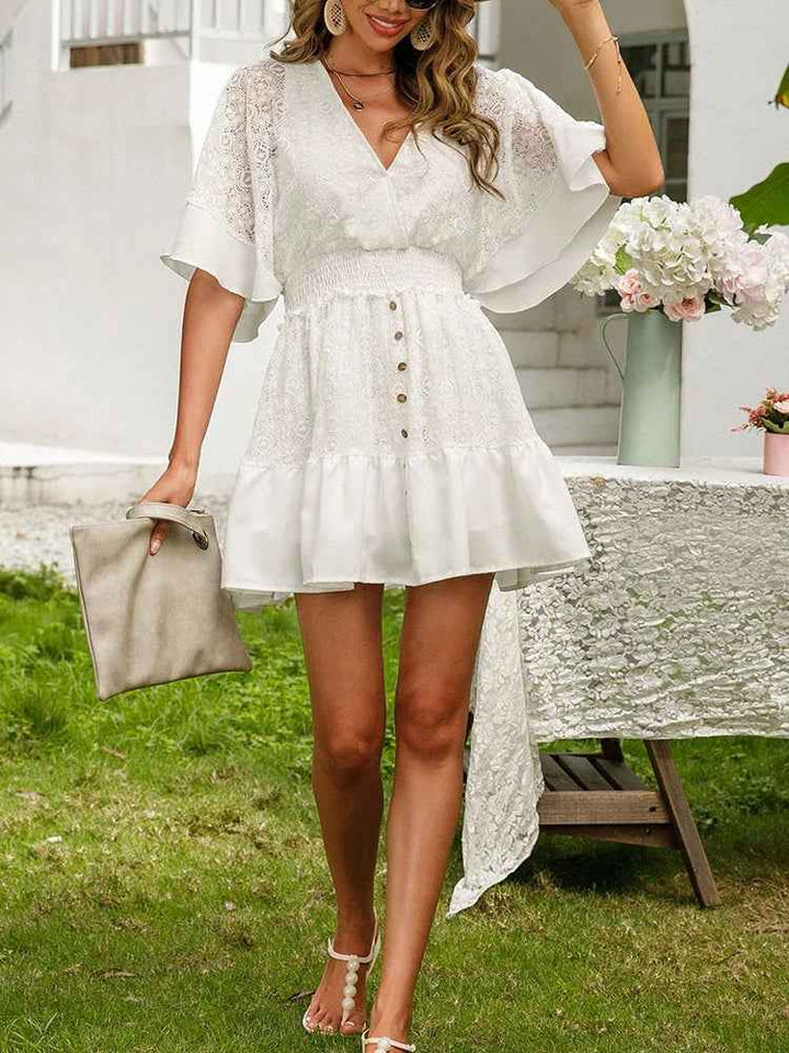 Carole - Vestido Boémio de Renda