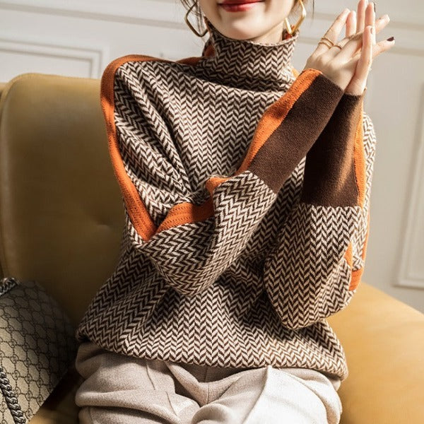 Eleanor | Gola Alta Herringbone Luxe