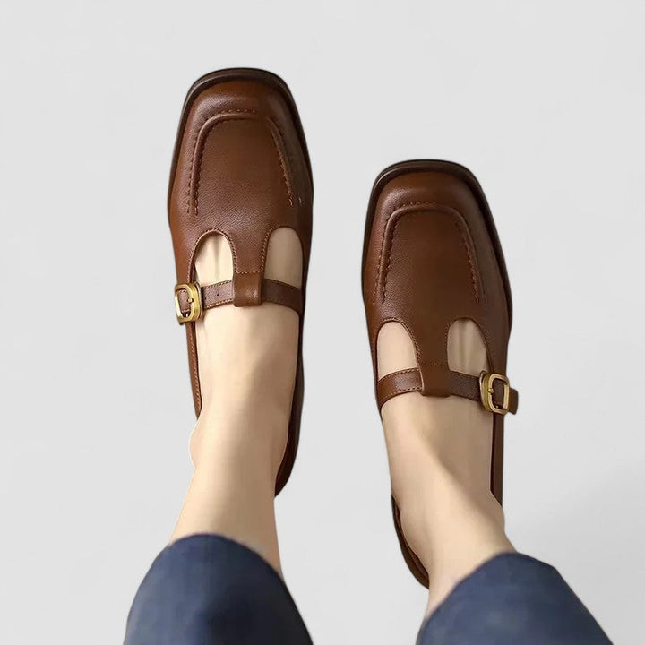 Kyrahnae | Sapatos Mary Jane com T-strap ortopédico
