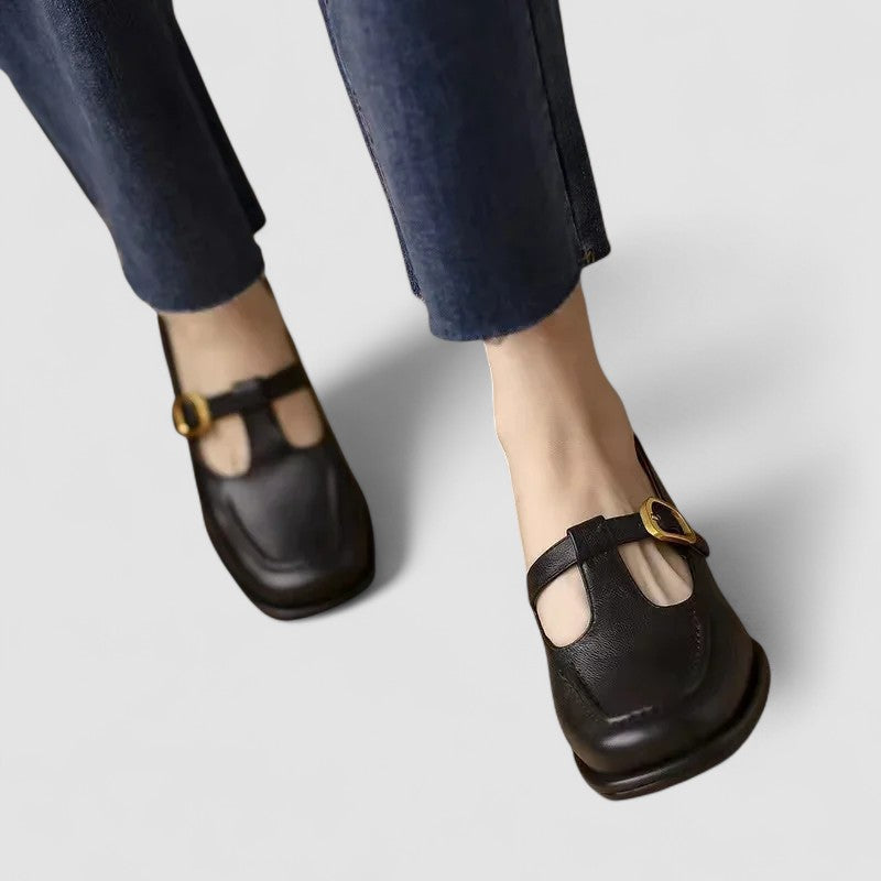 Kyrahnae | Sapatos Mary Jane com T-strap ortopédico