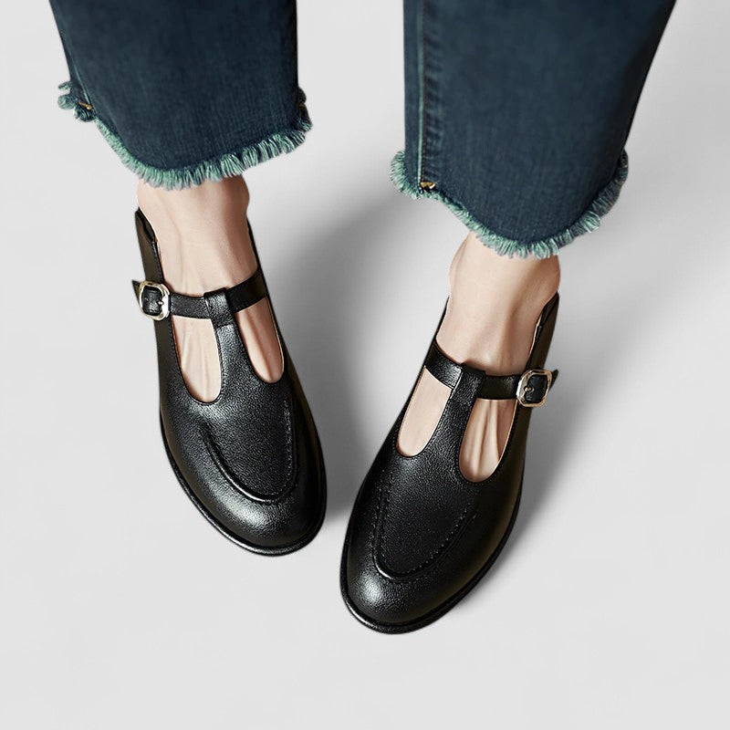 Ariyzzah | Sapatos Mary Jane ortopédicos com salto baixo