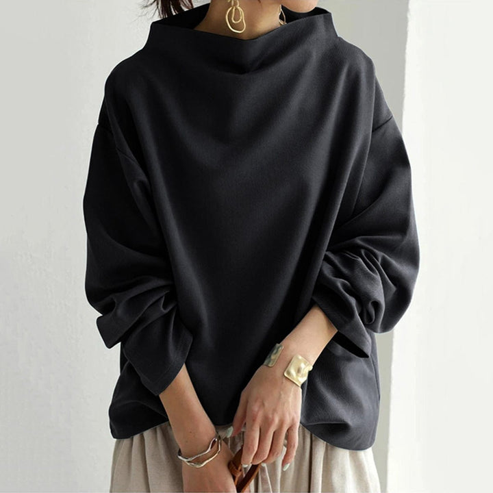 Christine | Top casual com gola alta