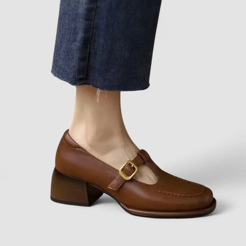 Kyrahnae | Sapatos Mary Jane com T-strap ortopédico