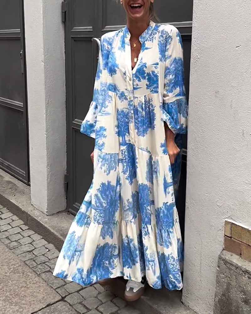 Ophelia - Vestido Longo Fluido