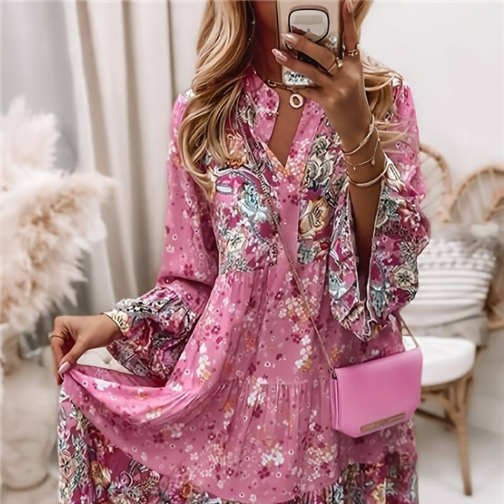 Eira - Vestido Boho Impresso