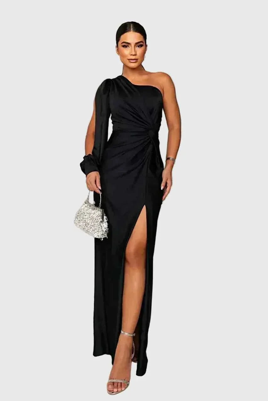 Melyssa | Elegante e Fluida Maxi Vestido de Noite