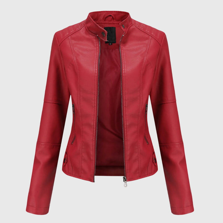 Giorgina™ - Elegante Casaco de Couro para Senhoras