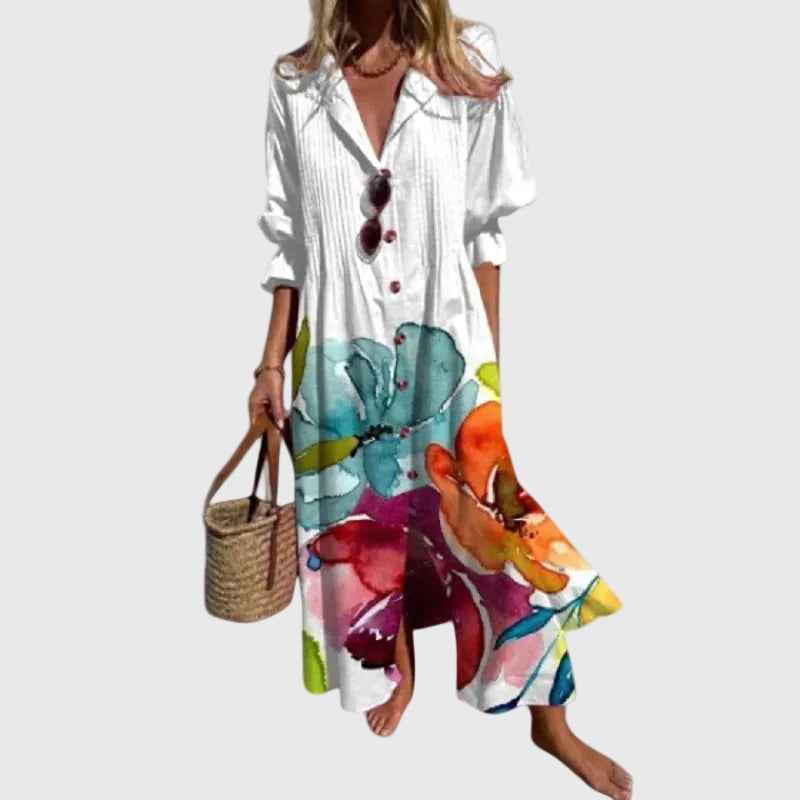 Zariah | Elegante Maxijurk em Estilo Boémio