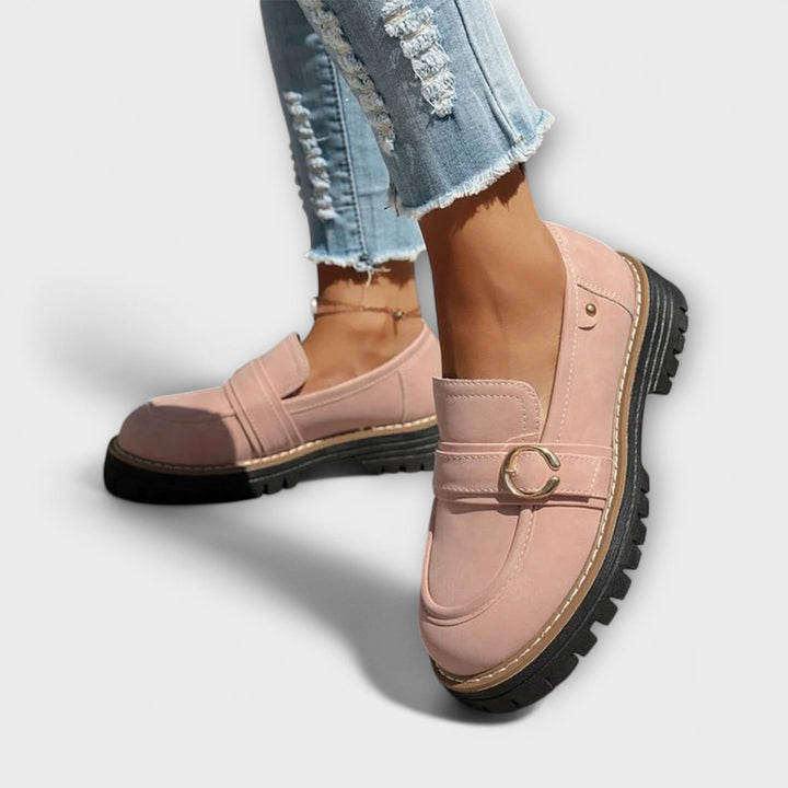 Lora™ | Sapatos Casuais com Biqueira Redonda