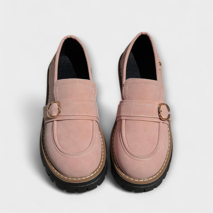 Lora™ | Sapatos Casuais com Biqueira Redonda