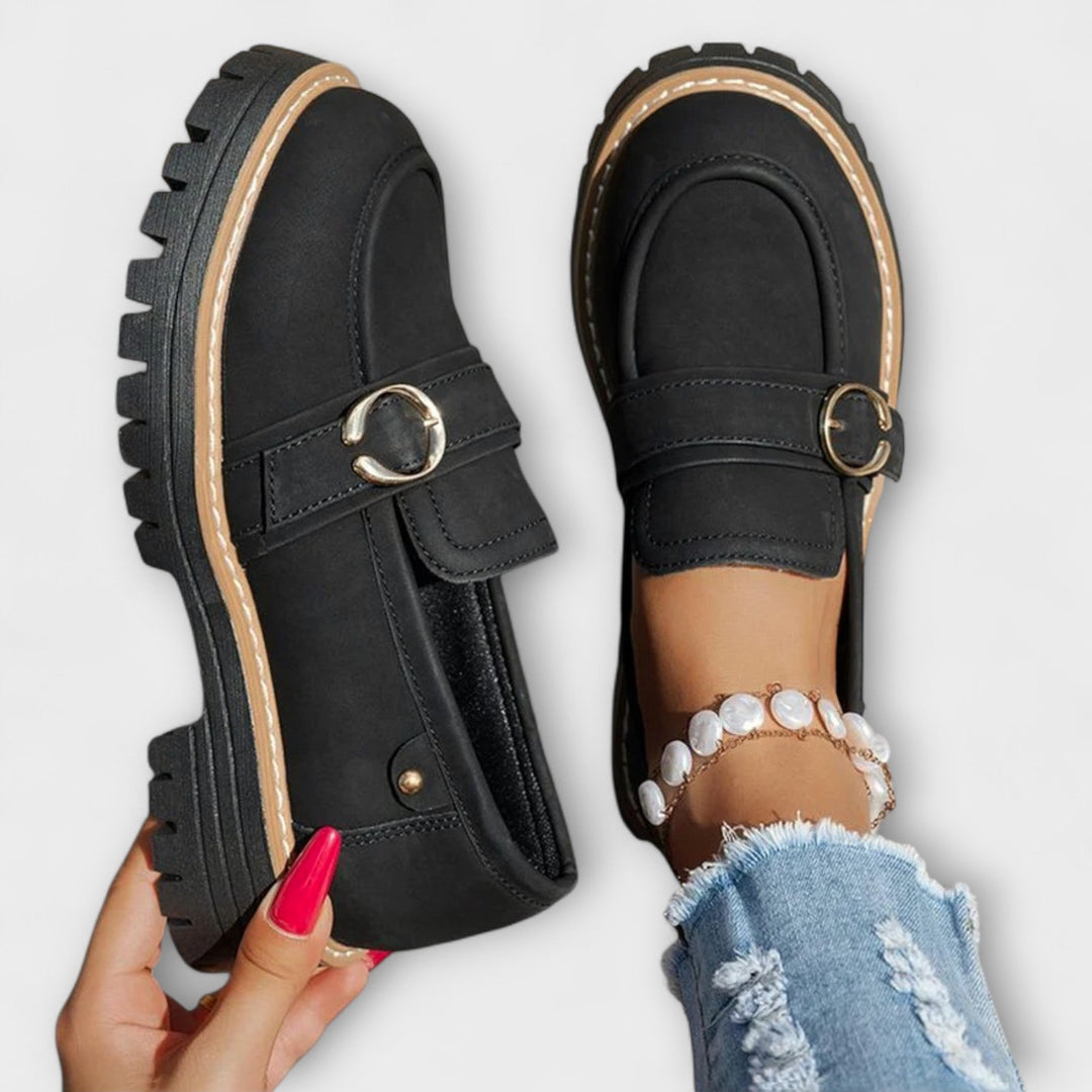 Lora™ | Sapatos Casuais com Biqueira Redonda