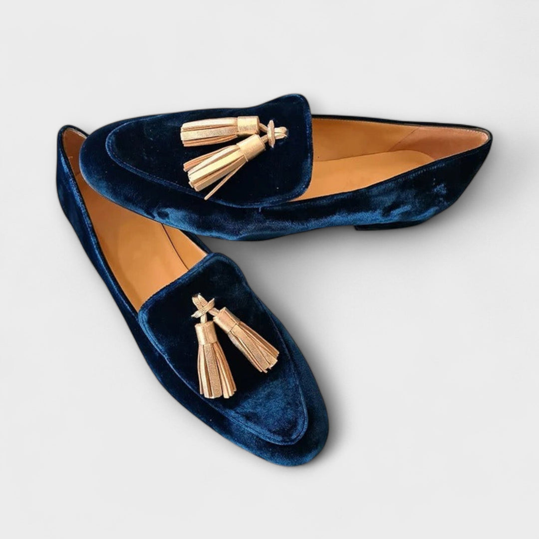 Quinnlyn™ | Mocassins Vintage com Franja