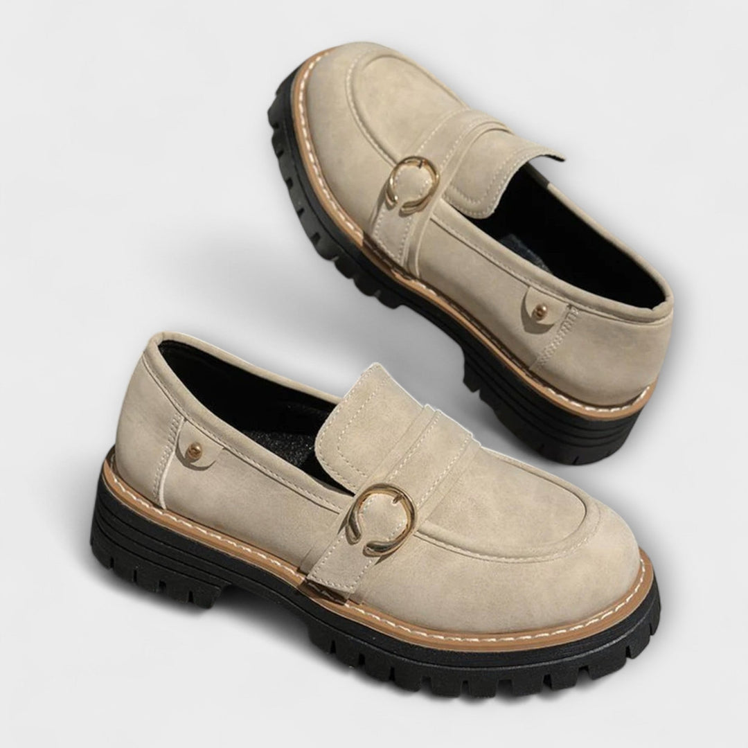 Lora™ | Sapatos Casuais com Biqueira Redonda