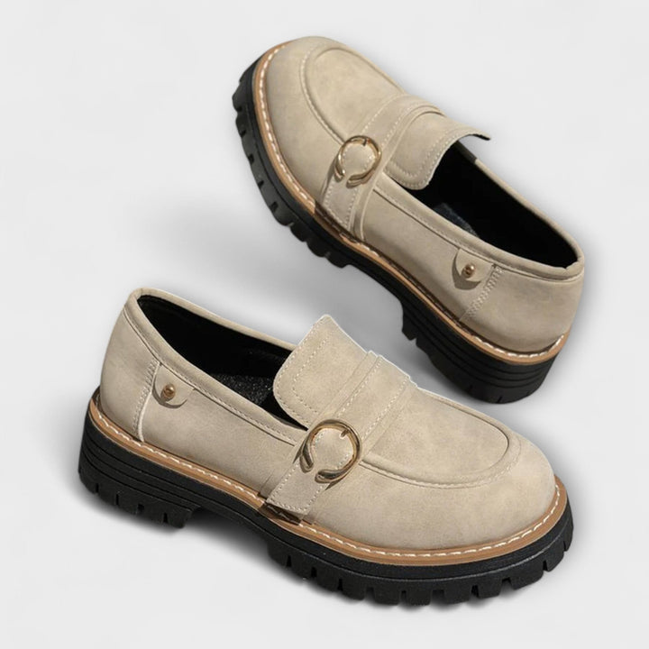 Lora™ | Sapatos Casuais com Bico Redondo