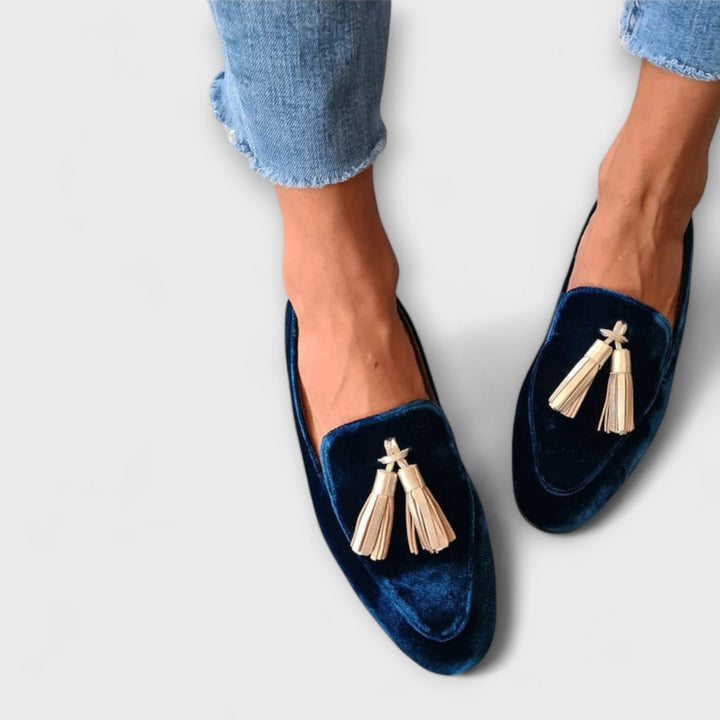 Quinnlyn™ | Mocassins Vintage com Franja