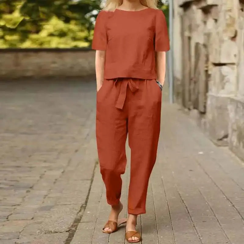 Charm™ - Conjunto de Relaxamento Chic de Dois Peças