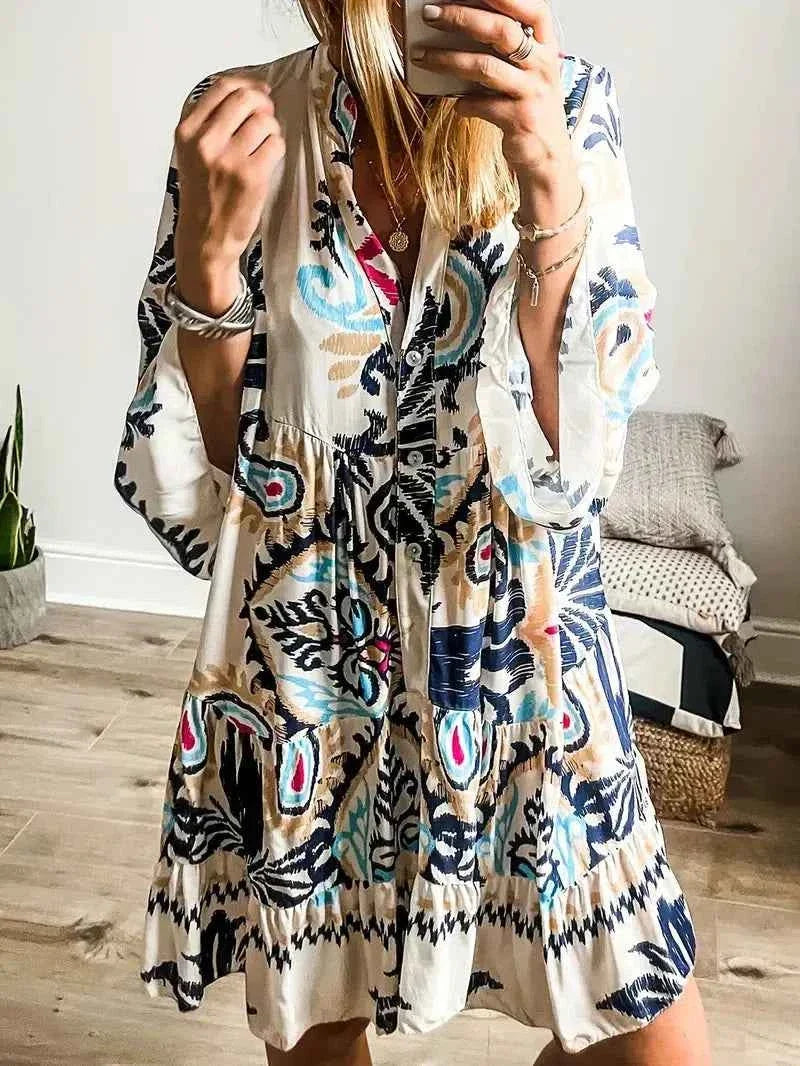 Veronique - Vestido Tunic Boémio