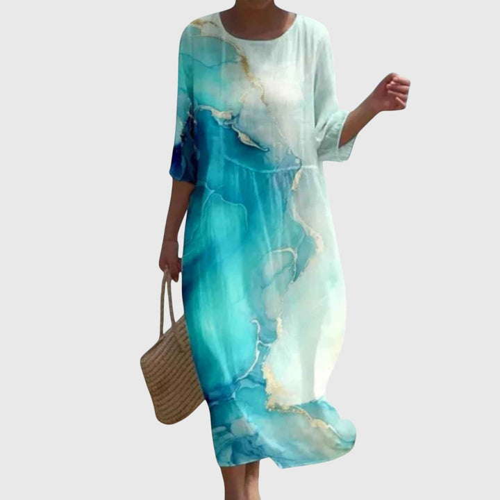 Hayley™ | Elegante Maxi Vestido de Flores