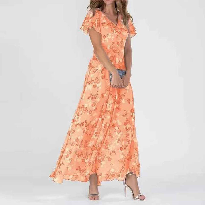 ZURI | VESTIDO ELEGANTE E FLUIDO COM EFEITO EMAGRECEDOR