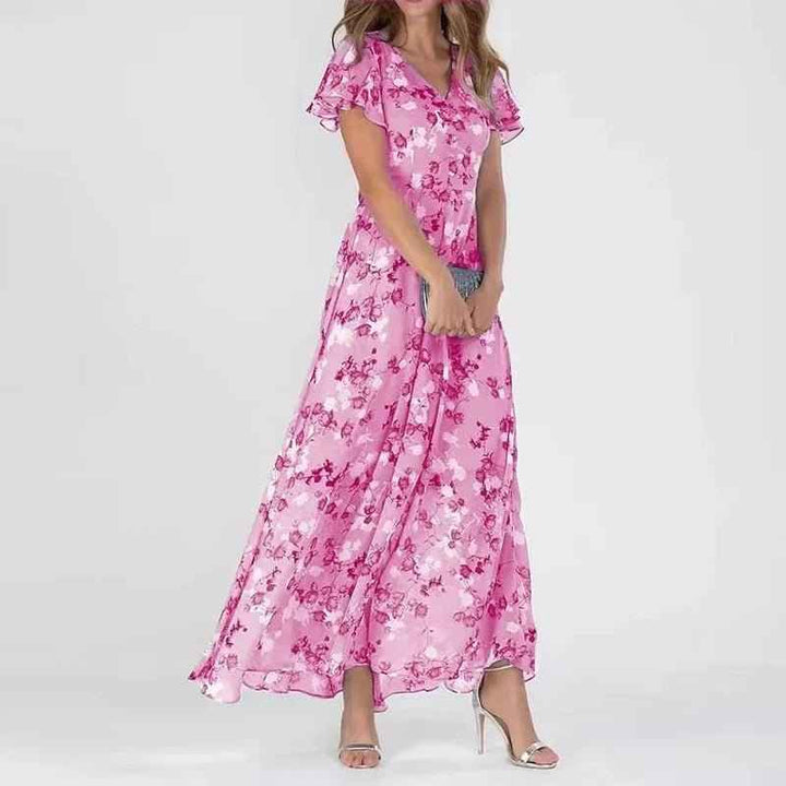 ZURI | VESTIDO ELEGANTE E FLUIDO COM EFEITO EMAGRECEDOR