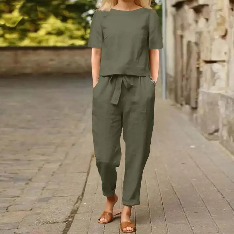 Charm™ - Conjunto de Relaxamento Chic de Dois Peças