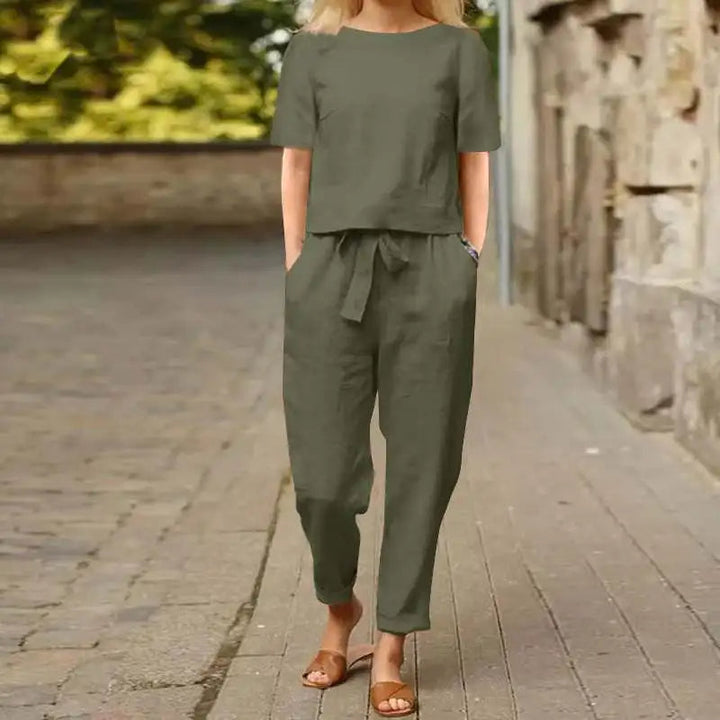 Charm™ - Conjunto de Relaxamento Chic de Dois Peças