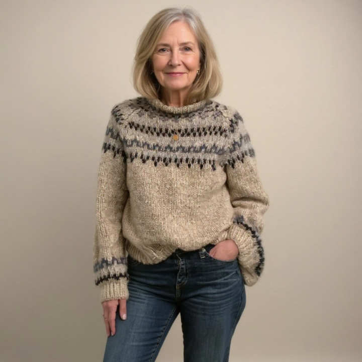 Pullover de lã islandesa clássica
