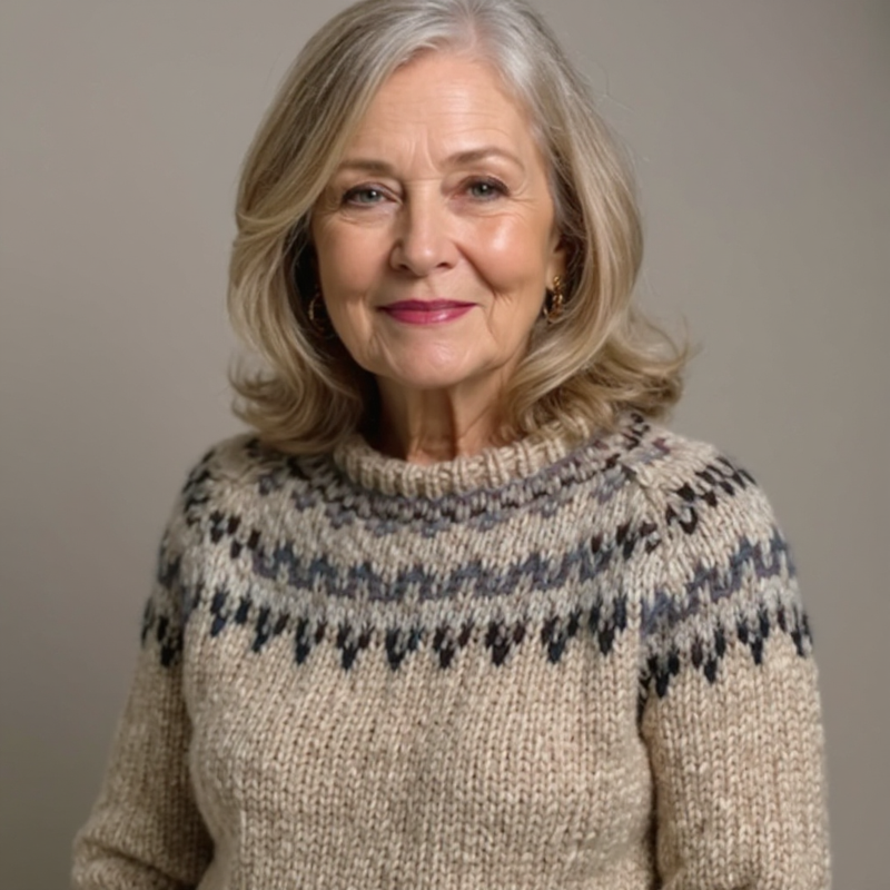 Pullover de lã islandesa clássica