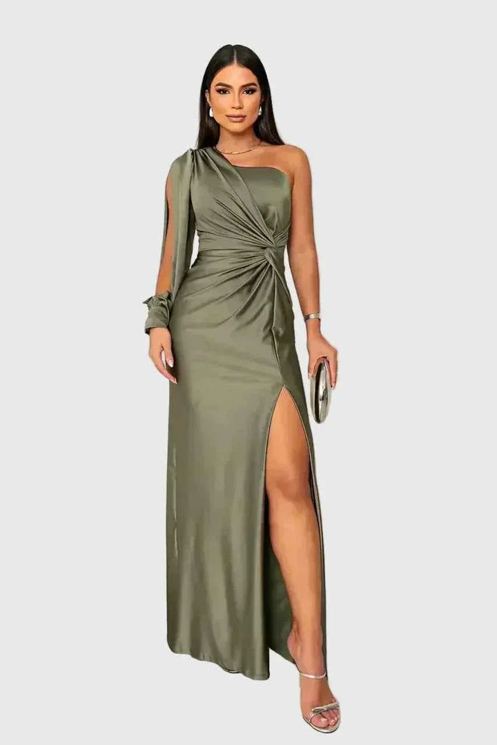 Melyssa | Elegante e Fluida Maxi Vestido de Noite
