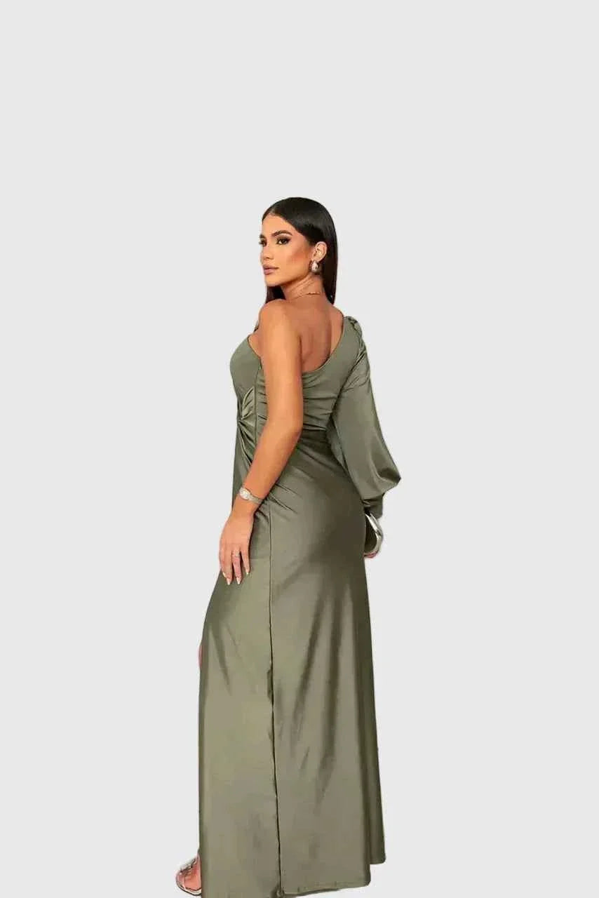 Melyssa | Elegante e Fluida Maxi Vestido de Noite