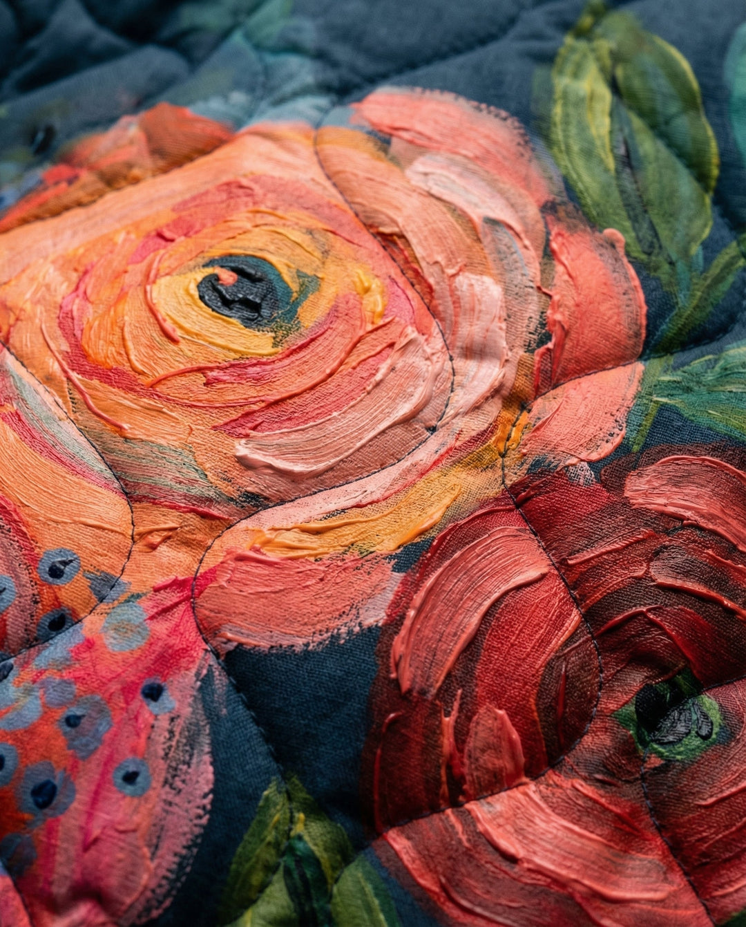 Amaya | Casaco Almofadado com Estampado Floral Vintage