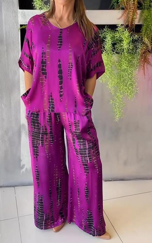 Marie - Conjunto Casual Impresso