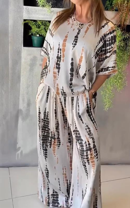 Marie - Conjunto Casual Impresso