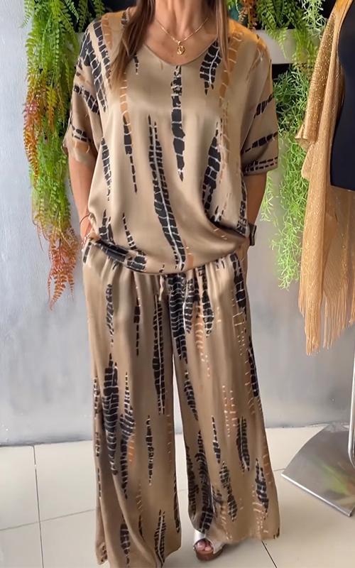 Marie - Conjunto Casual Impresso