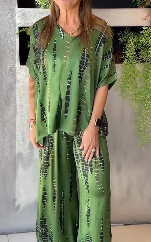 Marie - Conjunto Casual Impresso