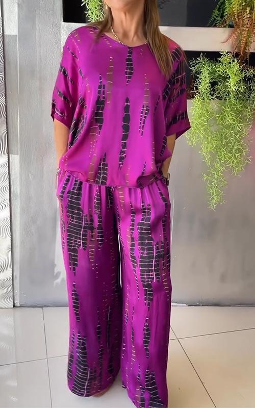 Marie - Conjunto Casual Impresso